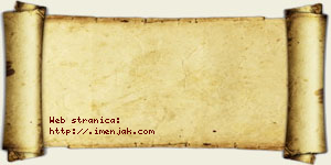 Tijana Bojović vizit kartica